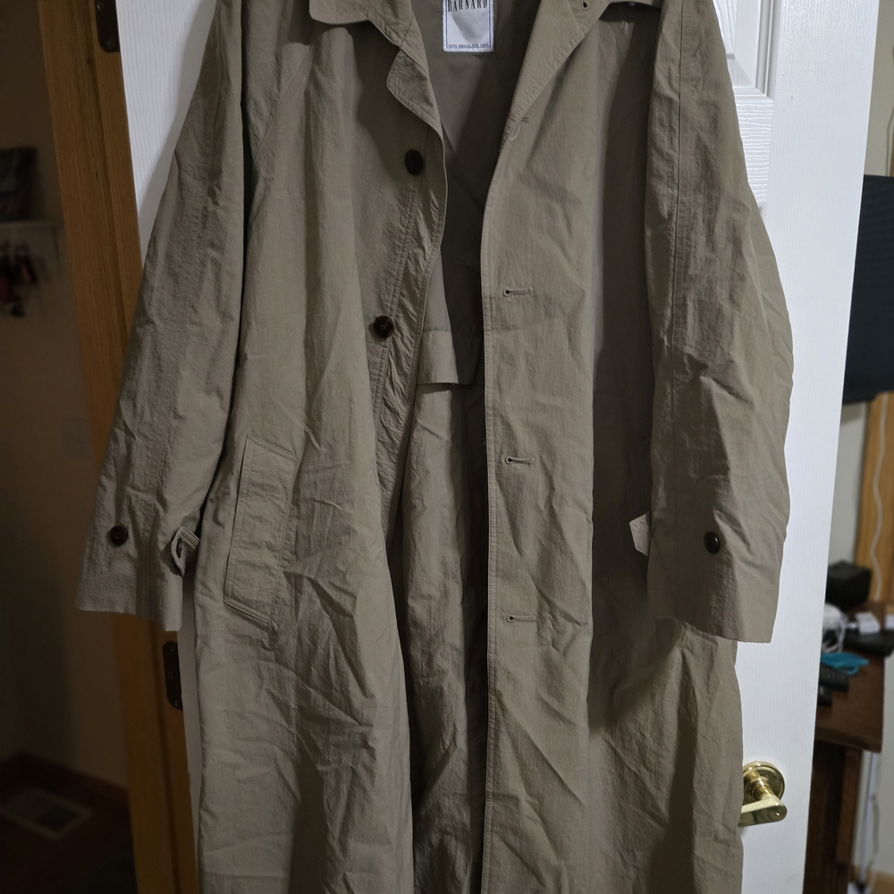 Vintage Kenneth Barnard Classic Beige Trench Coat